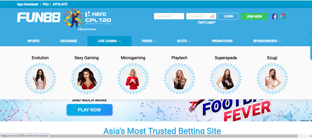 Steps to Register at Fun88 Casino