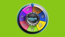 Gaming Club bonus wheel